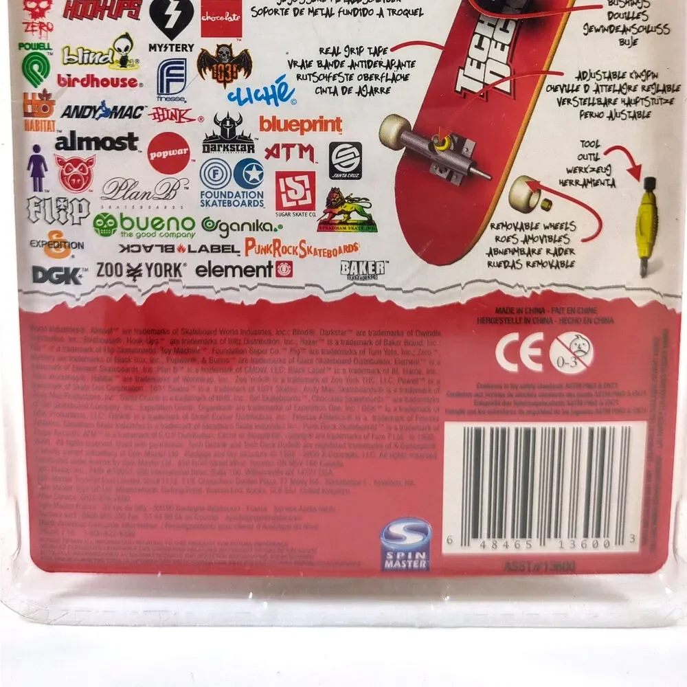 Vintage 2006 TECH DECK Plan B Skateboards Fingerboard PJ Ladd Sealed Package